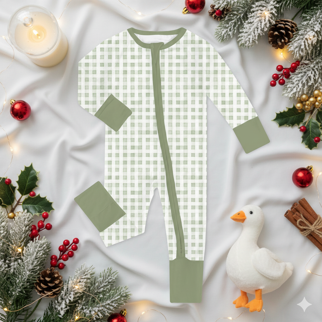 Sage Hypoallergenic Sleepsuit