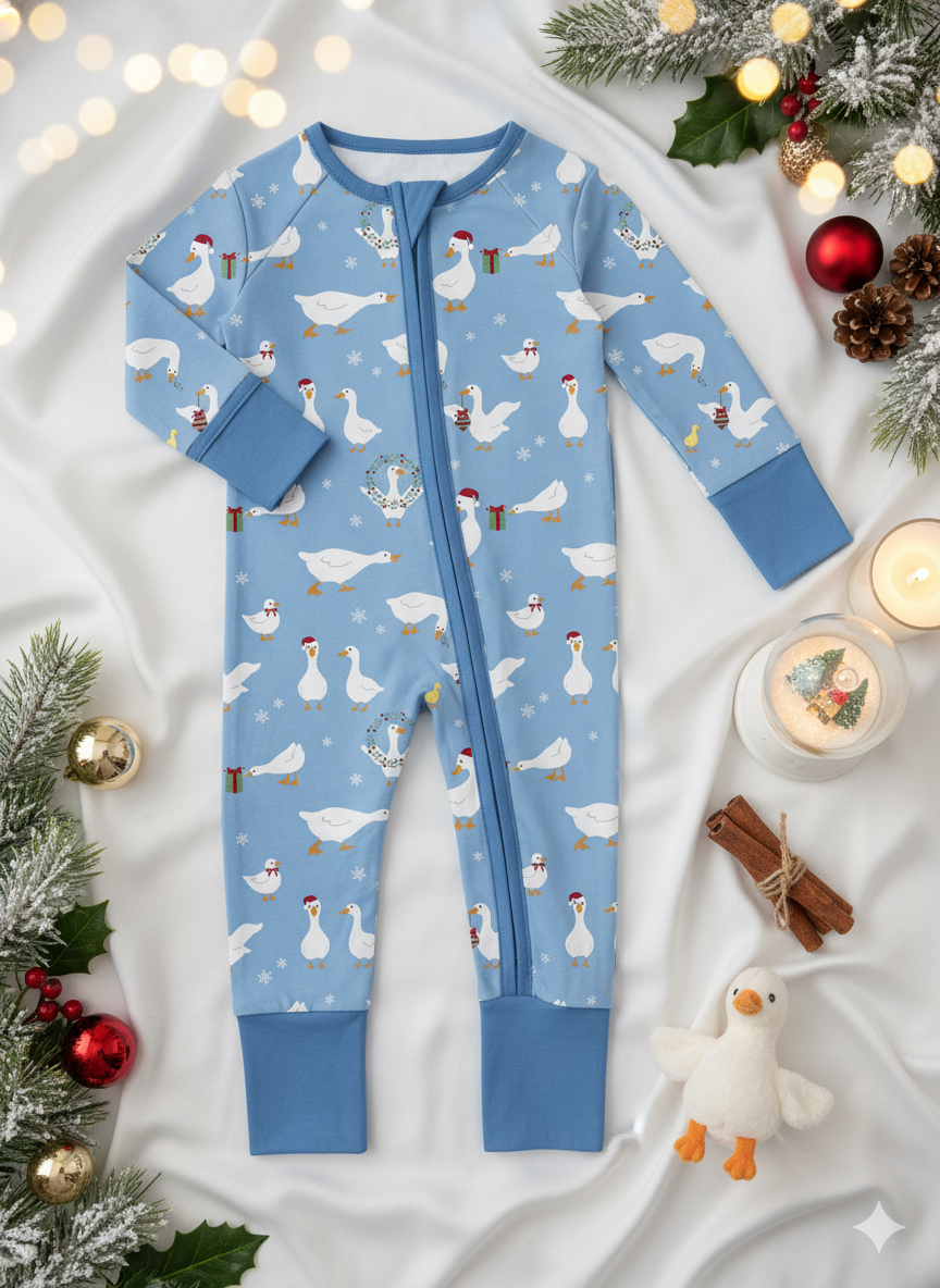 Honk yeah! Christmas! Hypoallergenic Sleepsuit