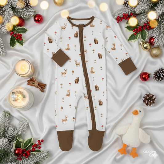 Forest Animals Hypoallergenic Sleepsuit