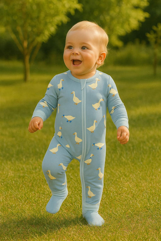Super Gool Goose - Hypo-Allergenic Bamboo Romper