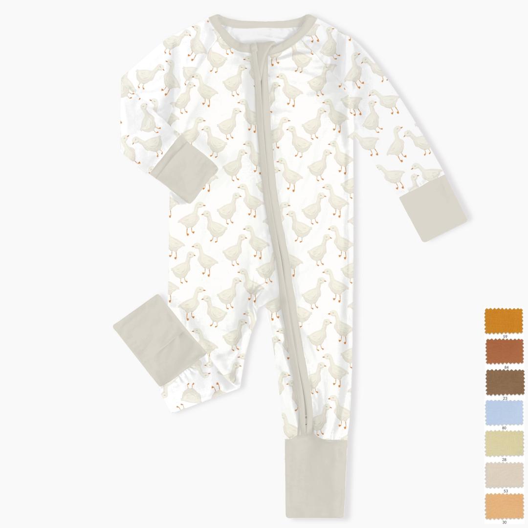 Soft White Goose - Hypo-Allergenic Bamboo Romper