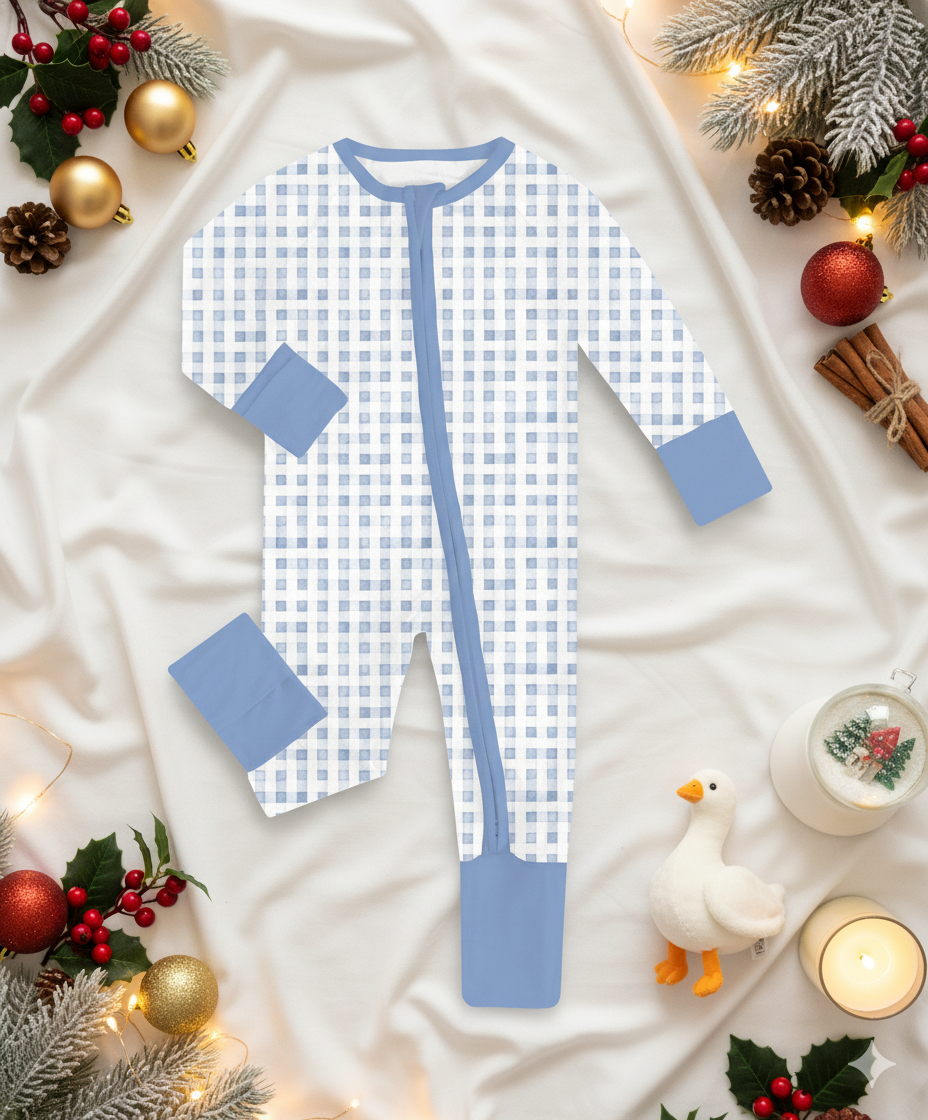 Blue Hypoallergenic Sleepsuit