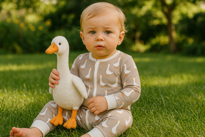 Goose & Gosling - Hypo-Allergenic Bamboo Romper