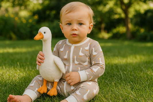 Goose & Gosling - Hypo-Allergenic Bamboo Romper