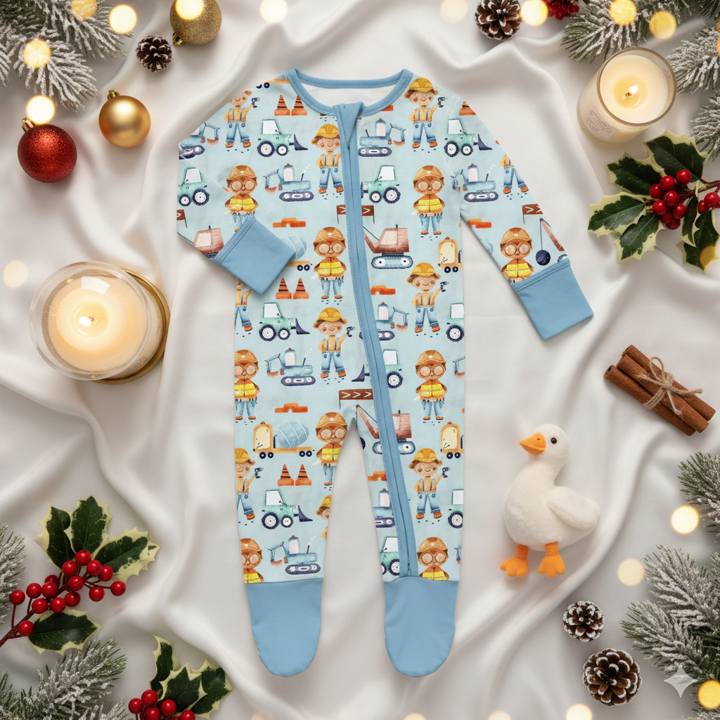 Tradie Boy Hypoallergenic Sleepsuit