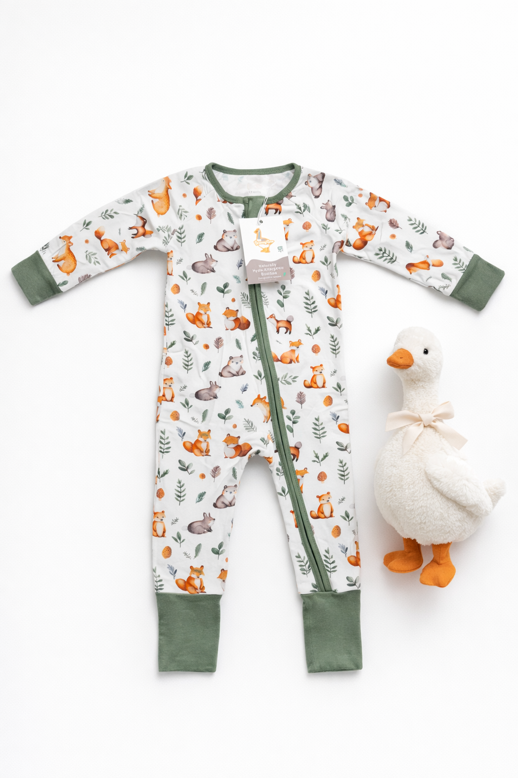 Fox and Friends Hypoallergenic Sleepsuit
