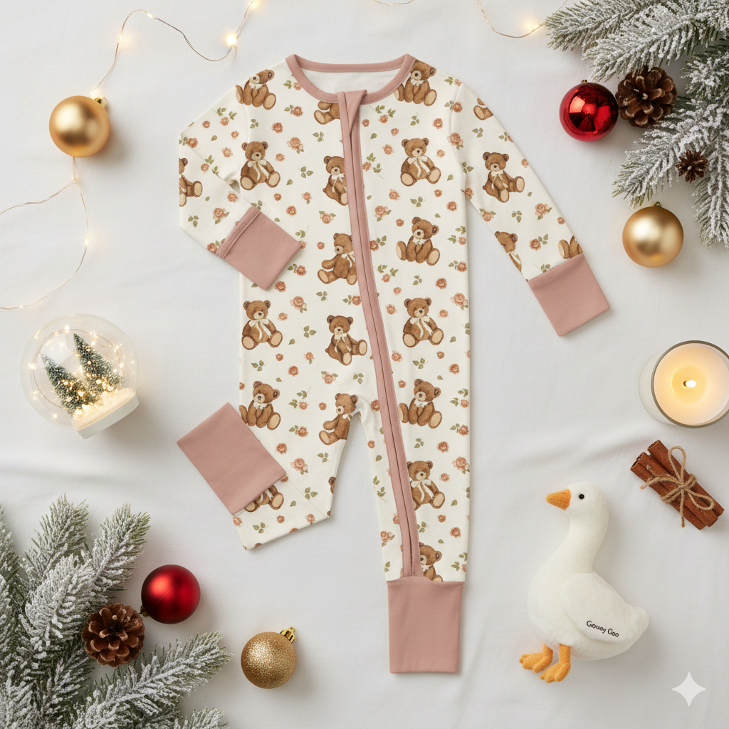 Cute Bears Hypoallergenic Sleepsuit