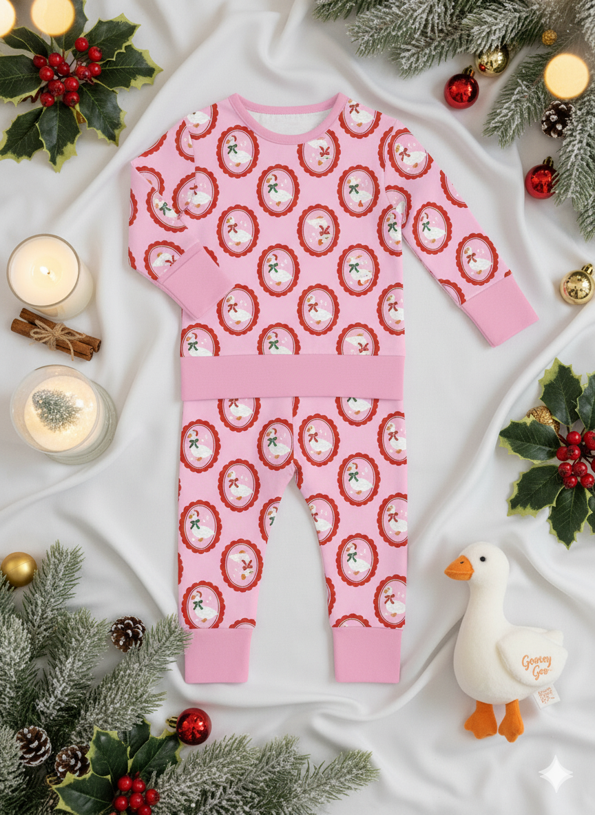 Pink Chrimgoo Hypoallergenic Two Piece Set