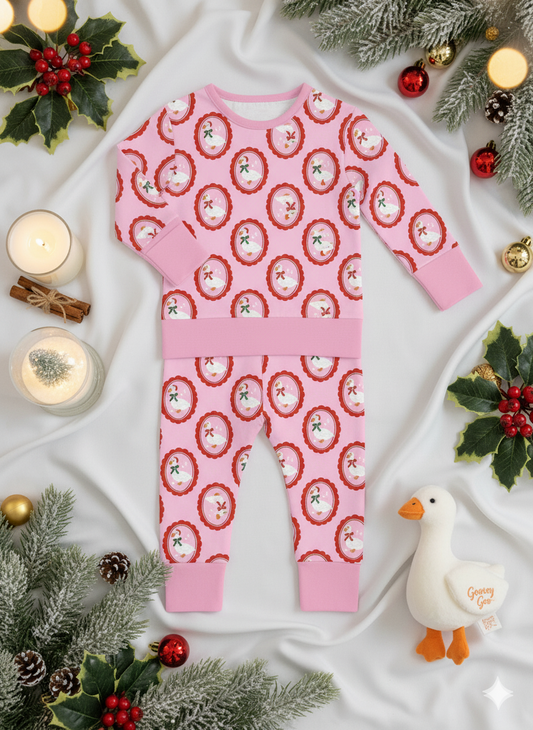 Pink Chrimgoo Hypoallergenic Two Piece Set