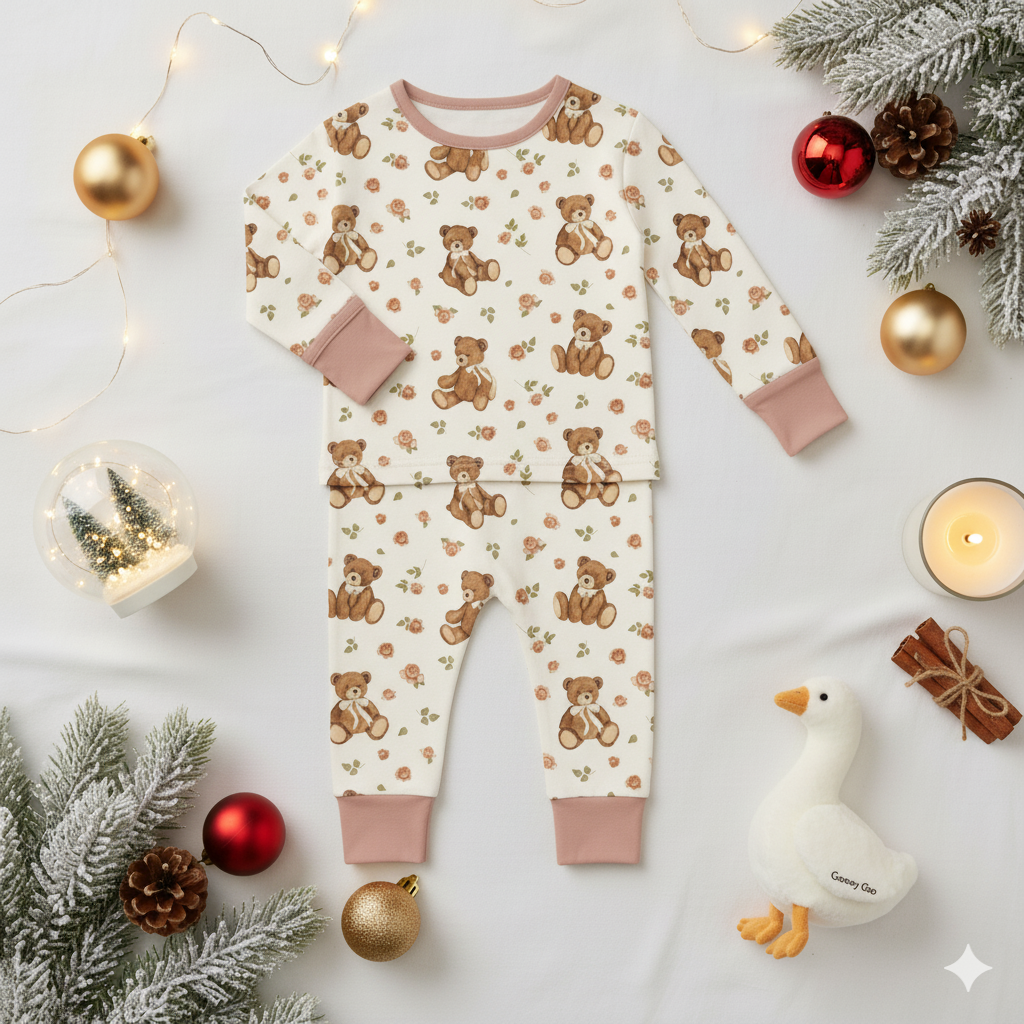 Cute Bears Hypoallergenic Two Piece Set