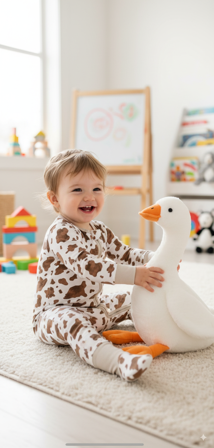 Crazy Cow - Hypo-Allergenic Bamboo Romper