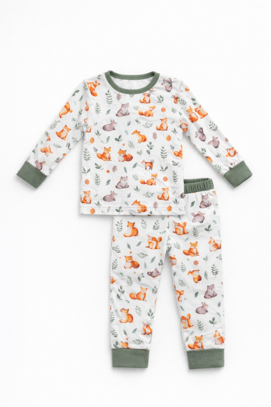 Fox and Friends Hypoallergenic 2 Piece Pyjamas