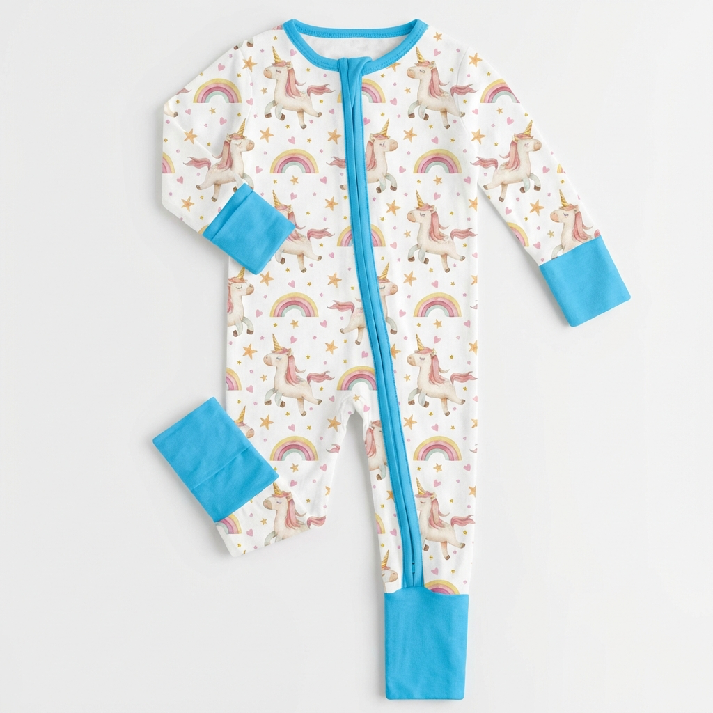Unicorn Sparkle Hypoallergenic Sleepsuit