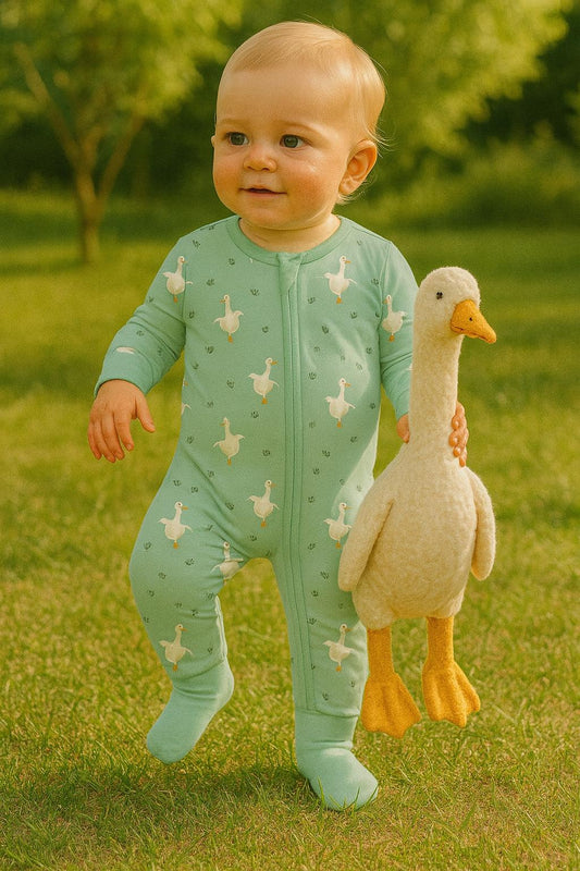 Playful Goose - Hypo-Allergenic Bamboo Romper